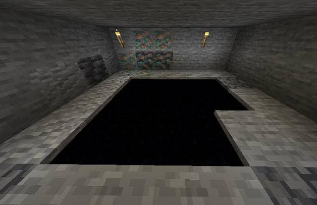 Нефть в пещере