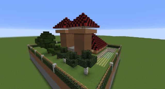 Дом с башнями вид спереди