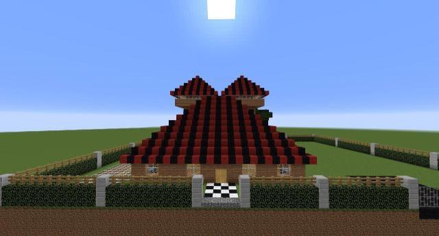 Дом с башнями вид спереди 2