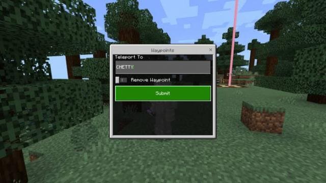 Настройка телепортации