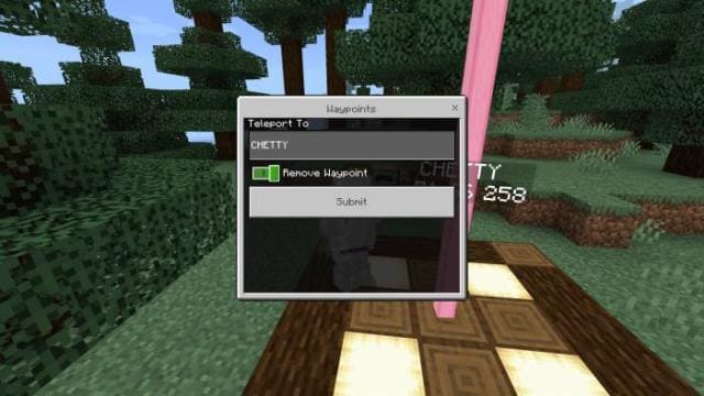 Настройки телепортации