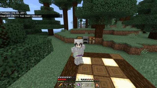 Игрок в лесу