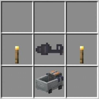 Крафт вагонетки с незеритовым буром