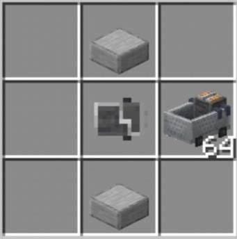 Крафт вагонетки с пушкой