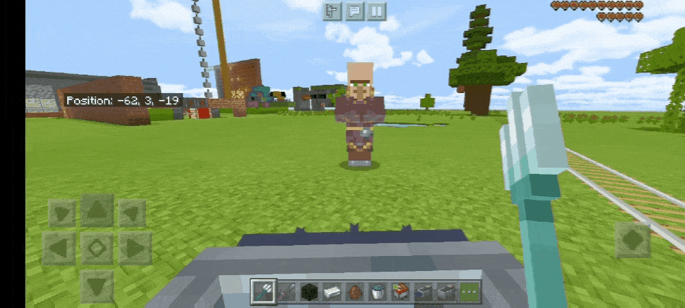 Использование вагонетки с лопатой с шипом