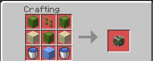 Блок для кактусовой фермы