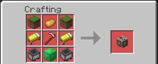 Блок для фермы картошки