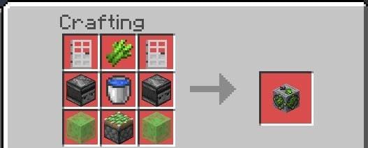 Блок для бамбуковой фермы