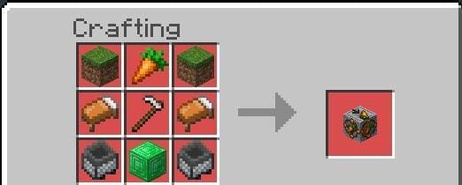 Блок для фермы моркови