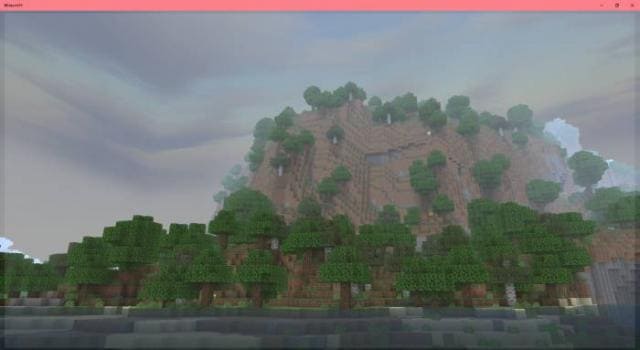 Туман на вершине горы