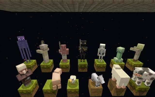 Мобы на одном блоке