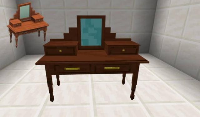 Коричневый стол для накрашивания