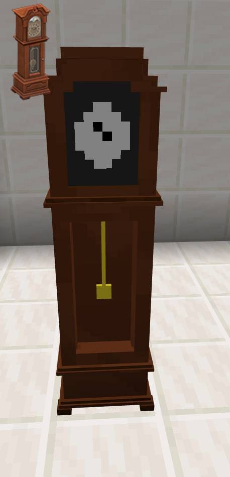 Старые коричневые часы