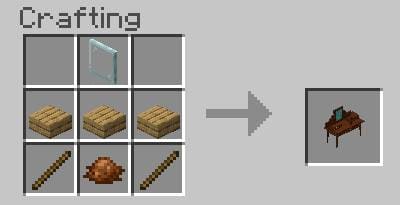 Коричневый стол для накрашивания крафт