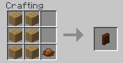 Коричневый шкаф крафт