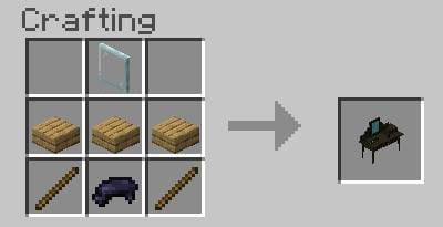 Черный стол для накрашивания крафт