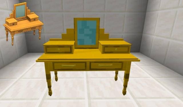 Золотой стол для накрашивания