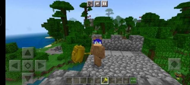 Молот босса в руке