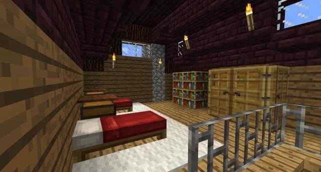 Деревенский дом вид внутри