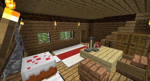 Деревенский дом вид внутри