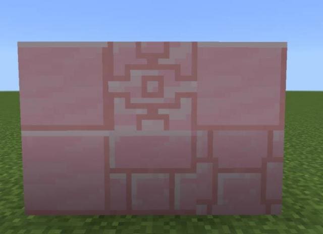 Блоки из розовой кварцевой руды