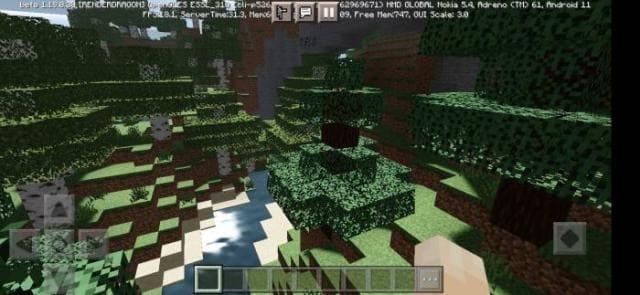 Детализированная листва деревьев