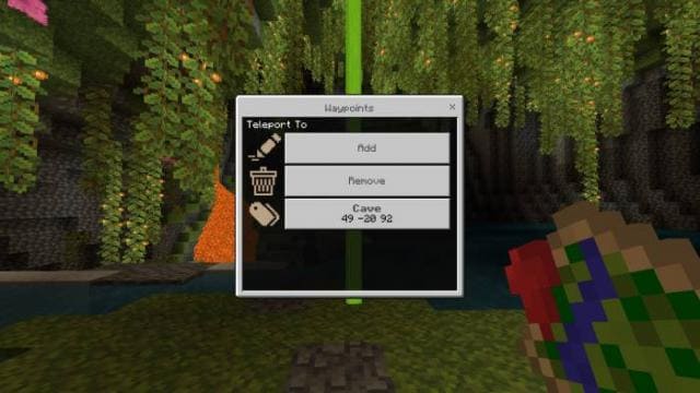 Меню контрольных отметок