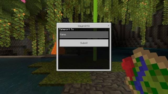 Выбор точки для телепортации