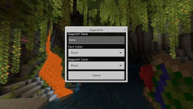 Настройки контрольной точки