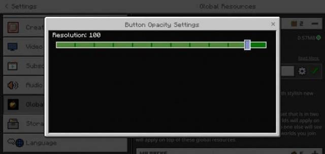 Изменение прозрачности кнопок