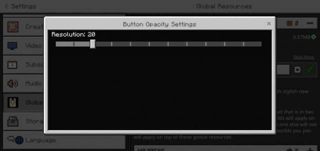 Изменение прозрачности кнопок на экране