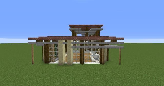 Тропический домик вид сзади