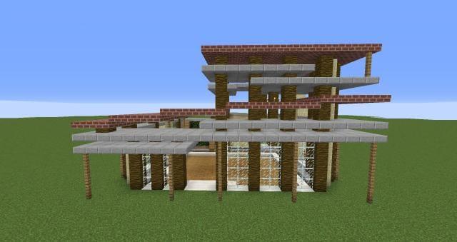 Тропический домик вид спереди 2