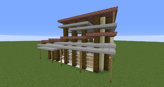 Тропический домик вид спереди