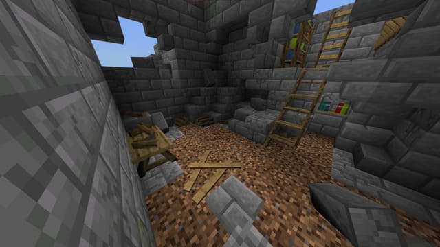 Развалины дома