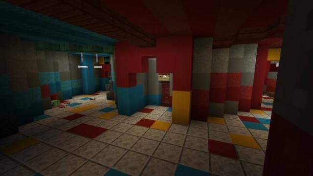 Коридор с разными оттенками