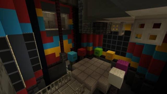 Разноцветные блоки конструкции