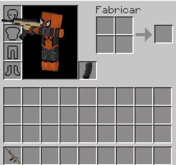 Игрок целится из оружия