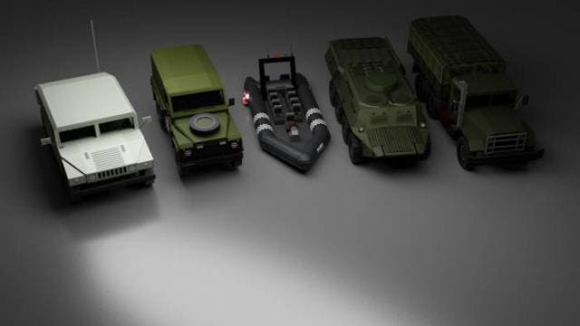 Пять видов военного транспорта