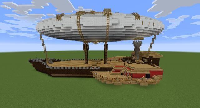 Механический дирижабль вид спереди