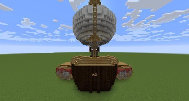 Механический дирижабль вид сзади