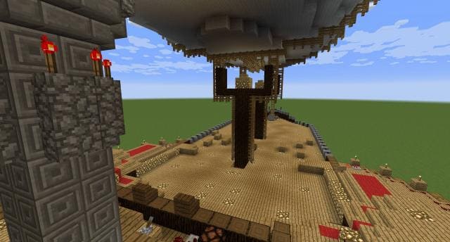 Механический дирижабль вид внутри 5