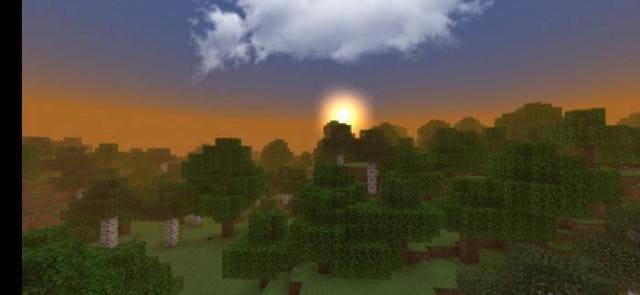 Закат за горами