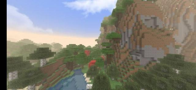 Гора и речка