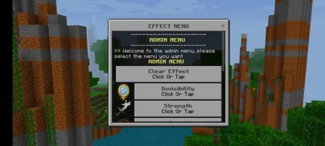 Меню эффектов