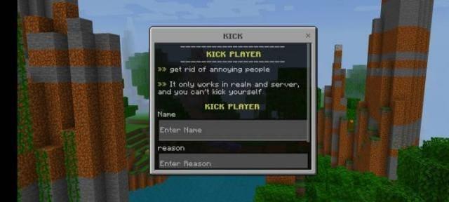 Кик игрока из сервера