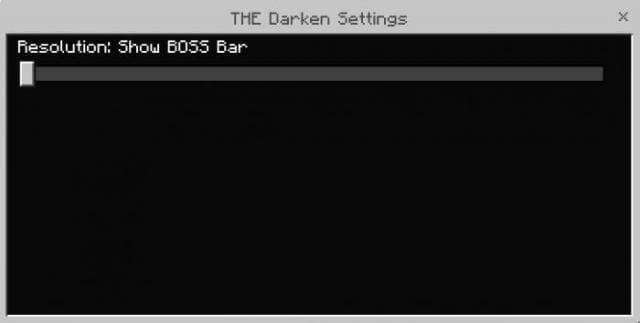 Настройка для отображения полоски здоровья босса