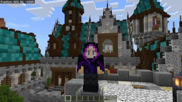 Пурпурная накидка мага