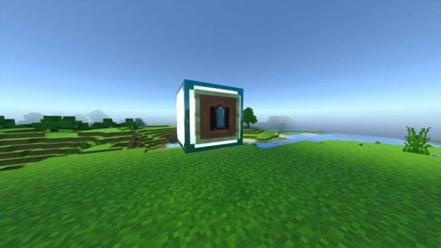 Блок на земле