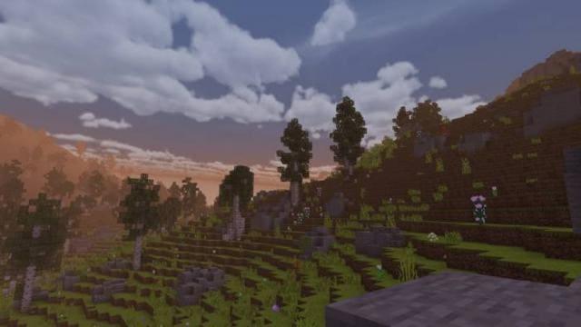 Закат за горами